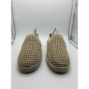 Rivieras Men's Beige Tan Woven Raffia Slip-On Espadrille Loafers Size EU 40